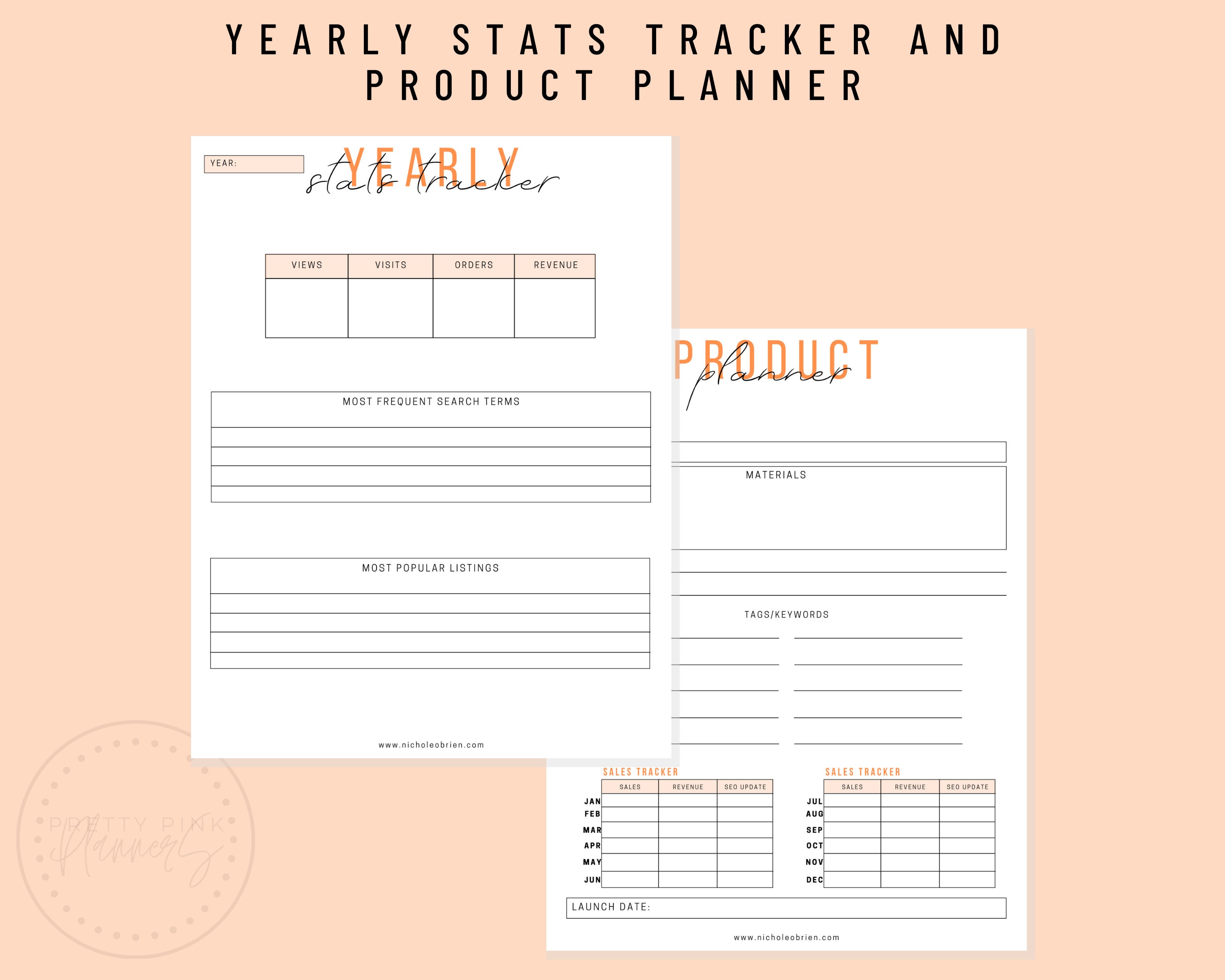 Etsy Business Planner Etsy Planner Pages Etsy Printable Etsy UK
