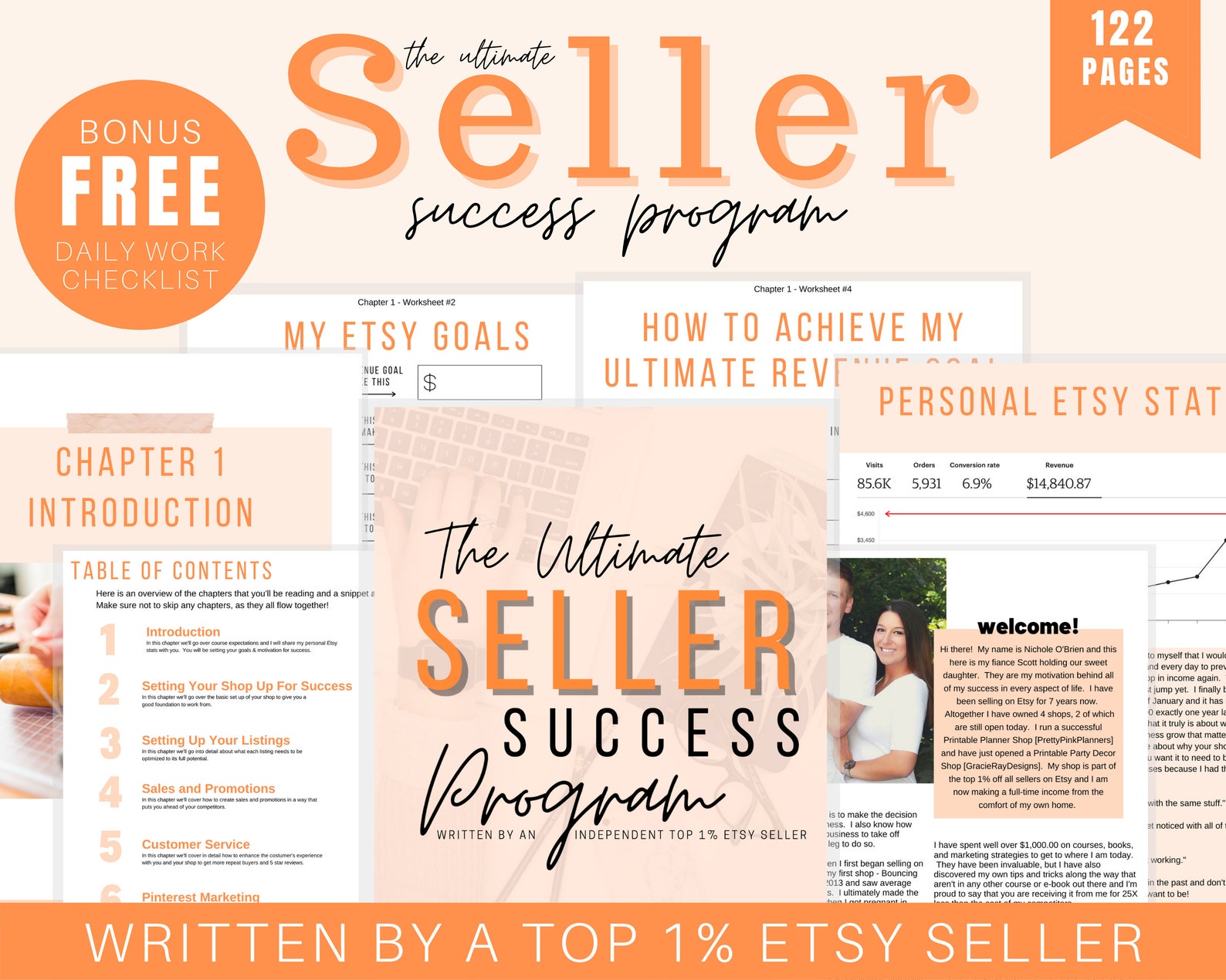 Etsy Business Planner Etsy Planner Pages Etsy Printable Etsy