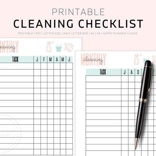 Classic Happy Planner Budget Planner Printables Bundle Chunky | Etsy