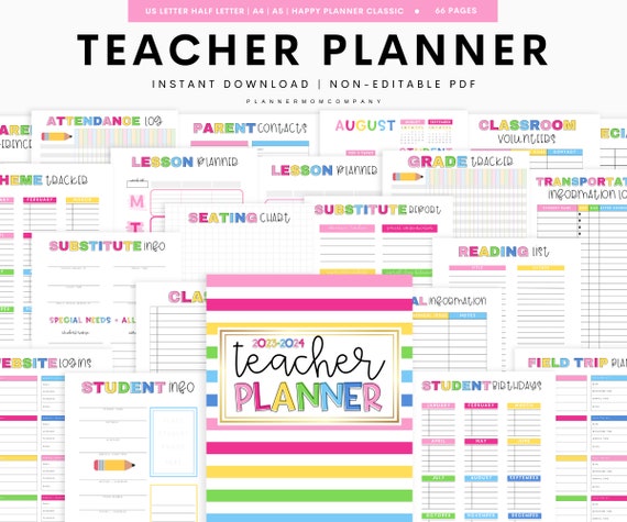 Student Teaching Notebook-Journal / Student Teacher Planner / Student  Teacher Gift / Student Teacher Essential Guidebook