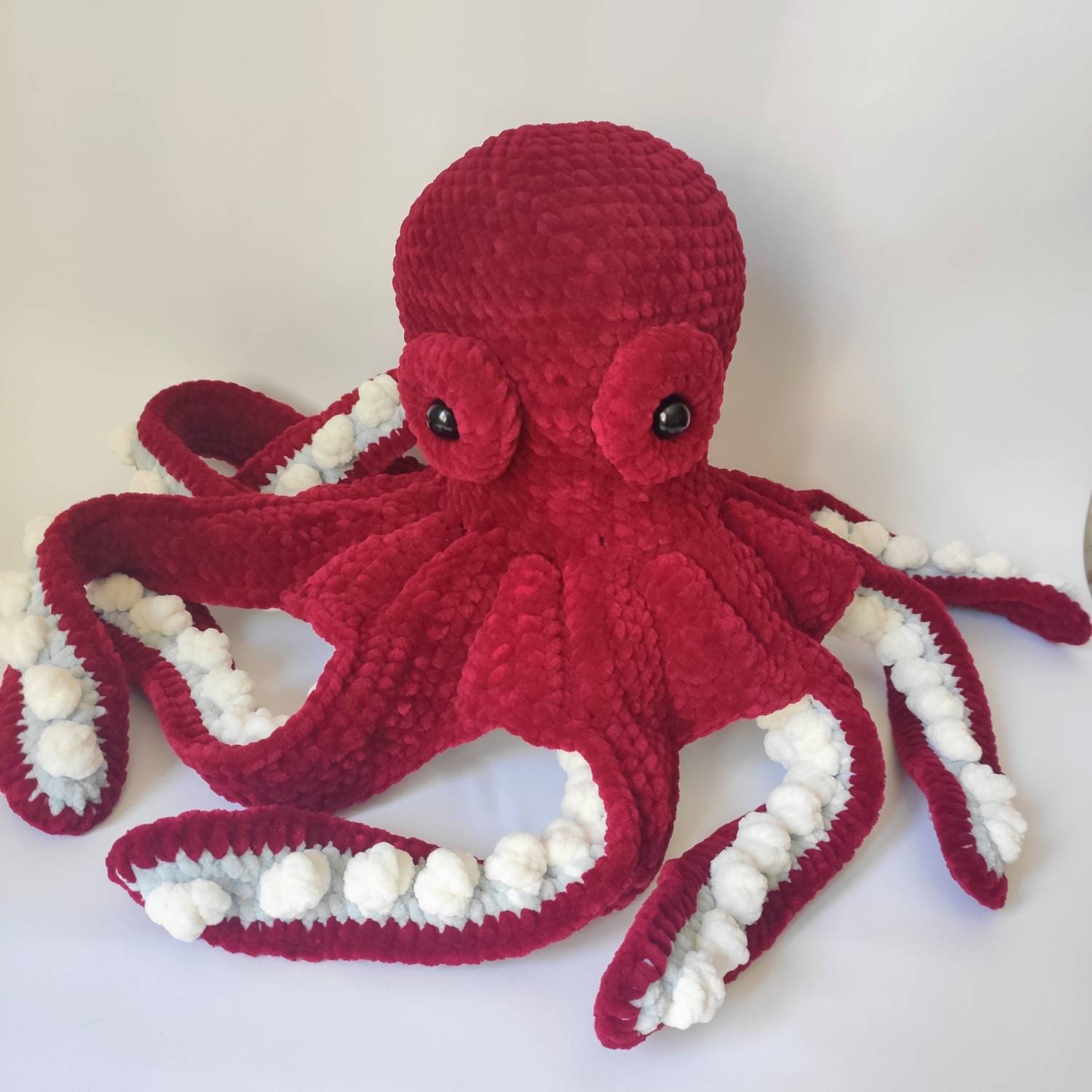 Sea Life Plush Toys Big Octopus Plush Jellyfish Crochet Etsy UK