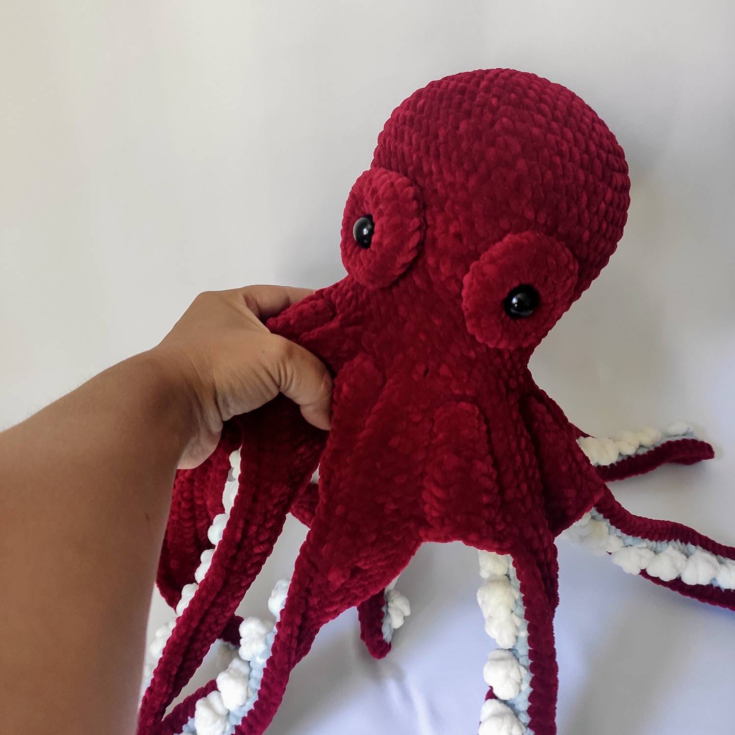 Sea Life Plush Toys Big Octopus Plush Jellyfish Crochet Etsy UK