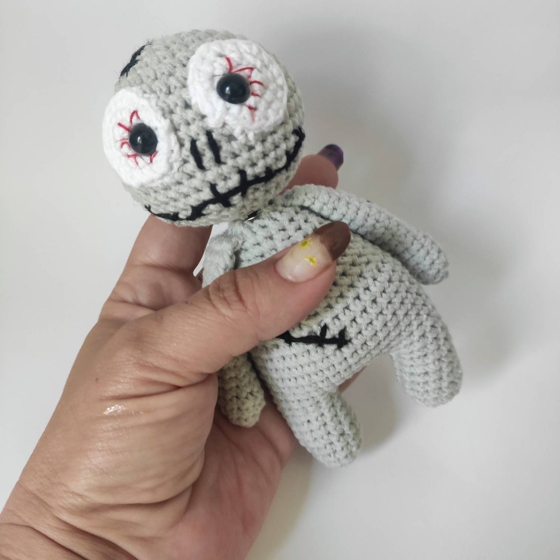 Crochet zombie plush doll Creepy handmade Cute zombie Etsy