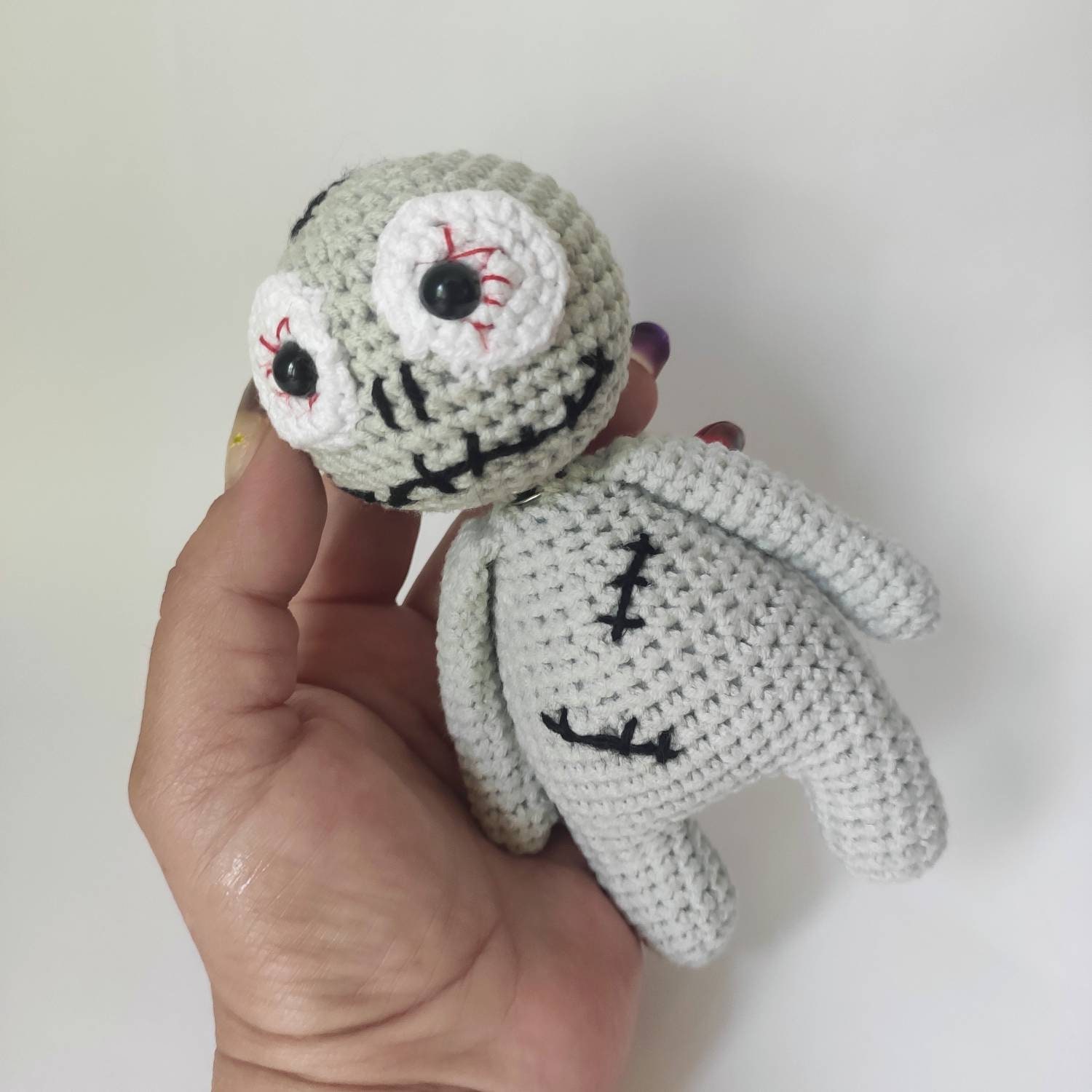 Crochet zombie plush doll Creepy handmade Cute zombie Etsy