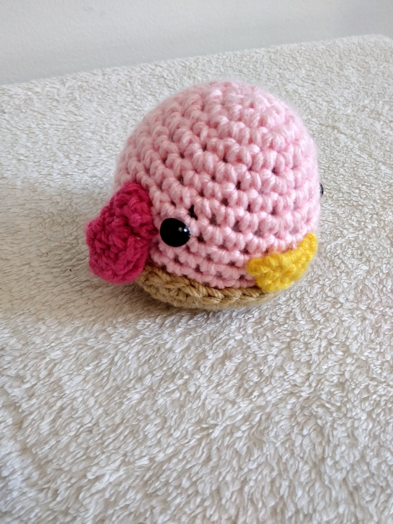 Amigurumi Little Bird. Crochet Pink Bird. Kawaii Toy. Stuffed - Etsy Italia