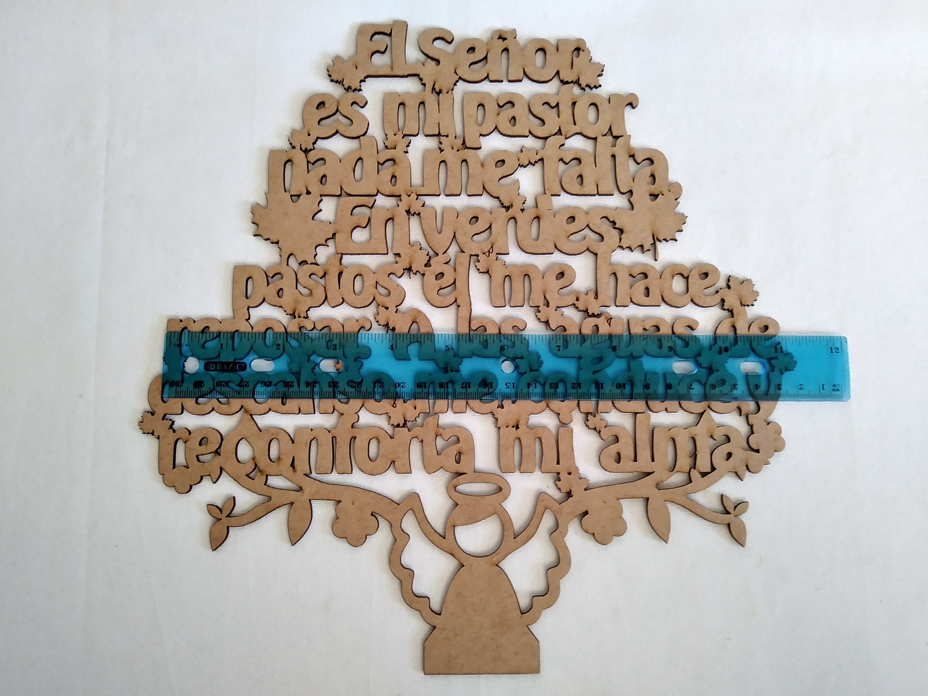 Árbol el Señor es mi Pastor. Decoración religiosa. Salmo 23  El Señor es mi Pastor árbol. The Lord is my Shepherd tree decor. Party favors. main image 0