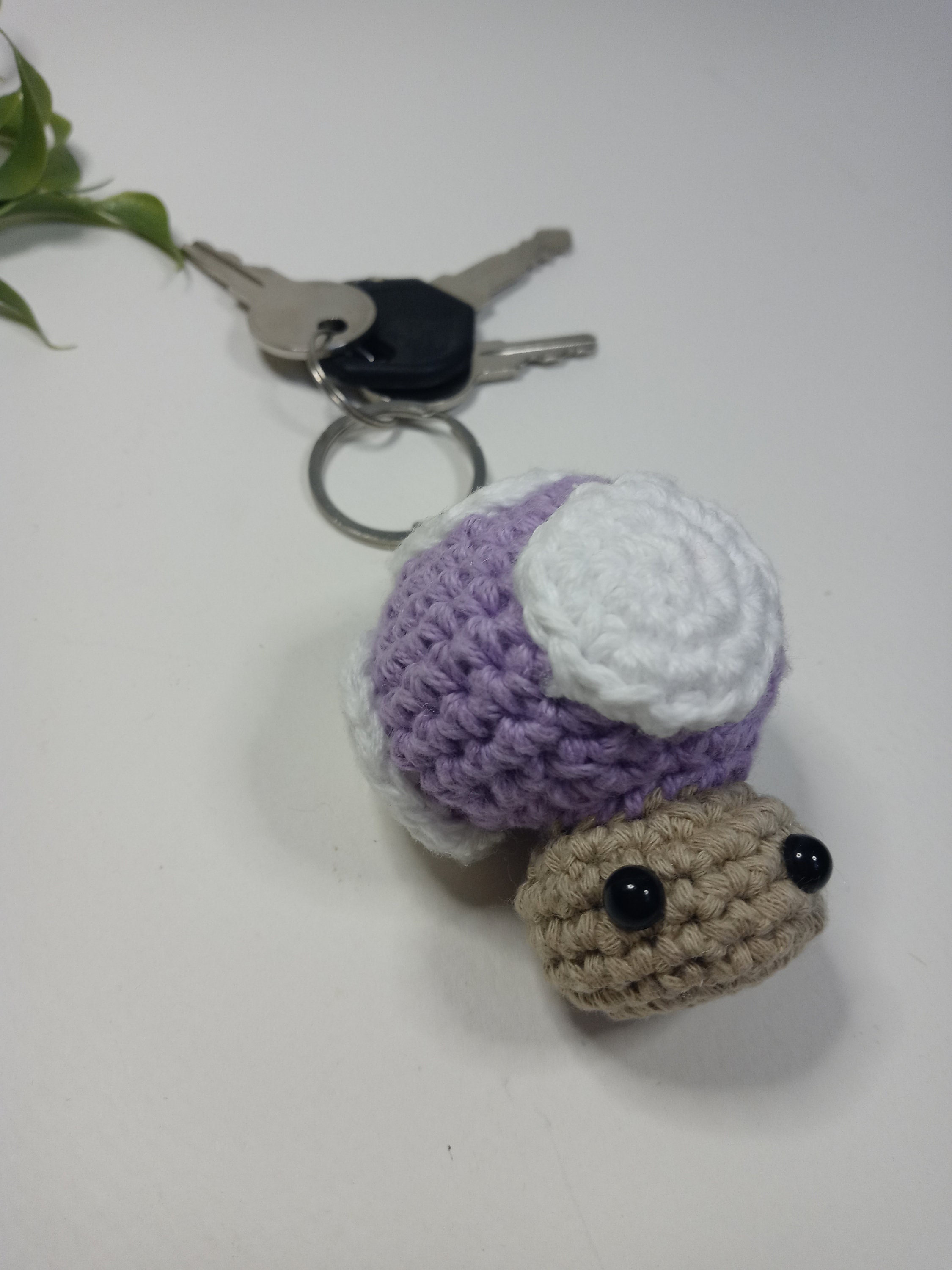 Amigurumi Mario Bros Mushroom. Crochet Keychain Mushroom. Charm Bag ...