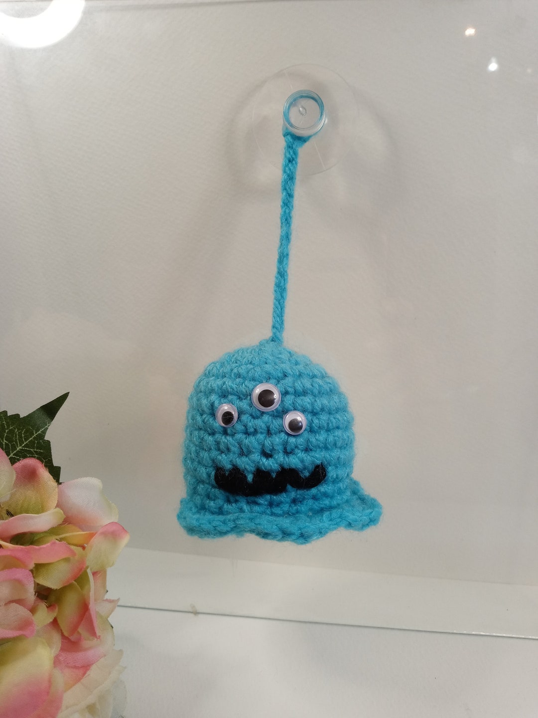Amigurumi Hanging Ghost. Car Charm. Windshield Charm. Rear Etsy
