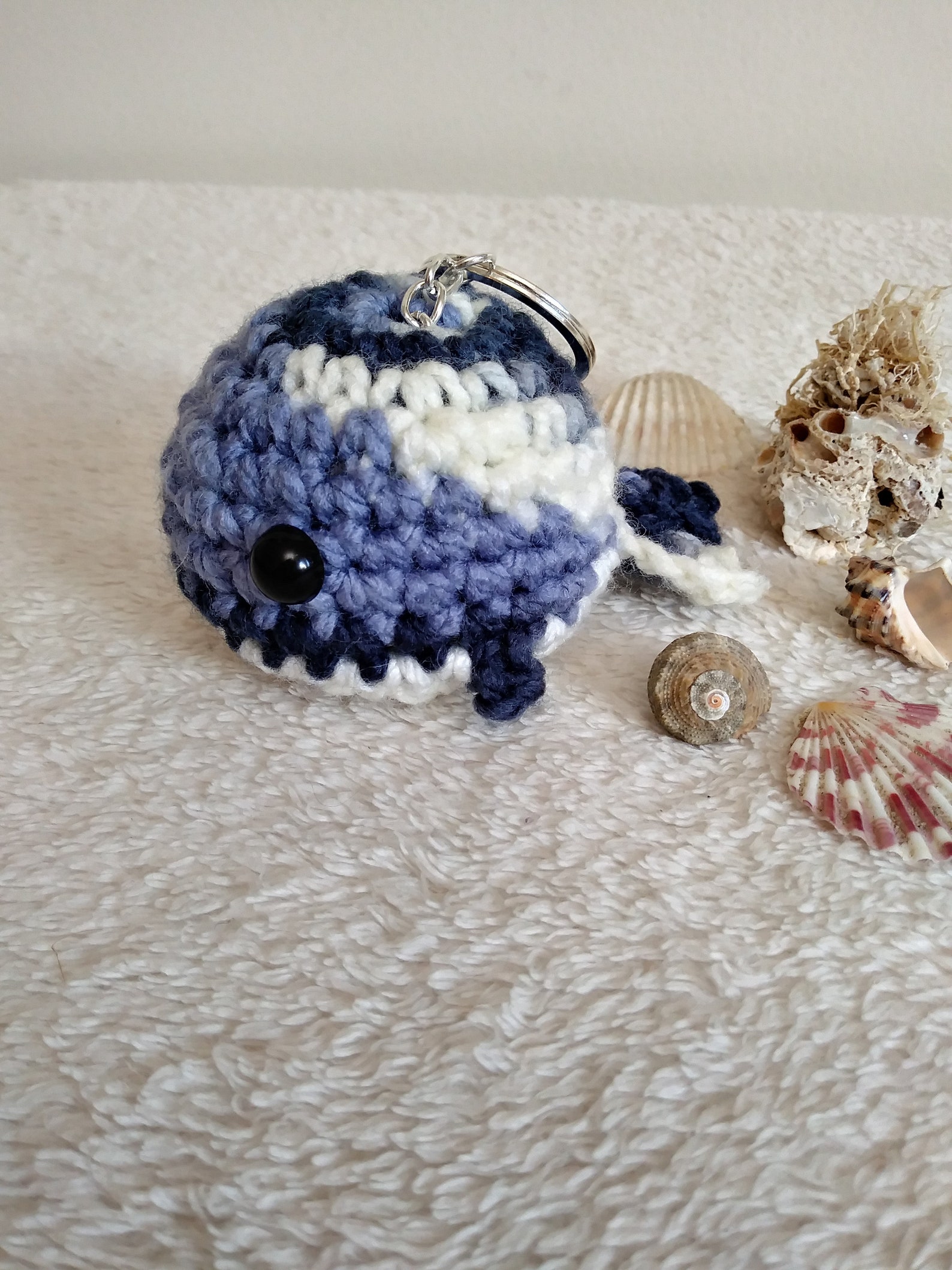 Amigurumi Crochet Little Whale. Keychain. Crochet Whale. Etsy