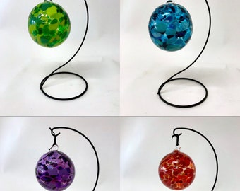 Set of 6 Confetti baubles