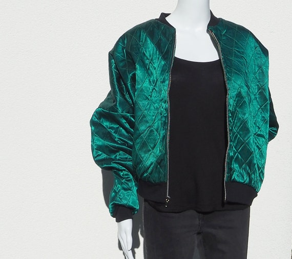 Vintage reversible Bomber Jacket / 80er Wendejack… - image 1