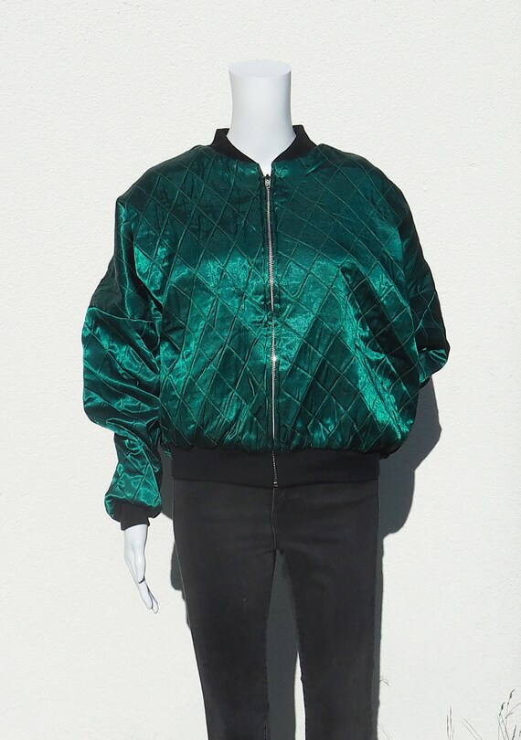 Vintage reversible Bomber Jacket / 80er Wendejack… - image 3