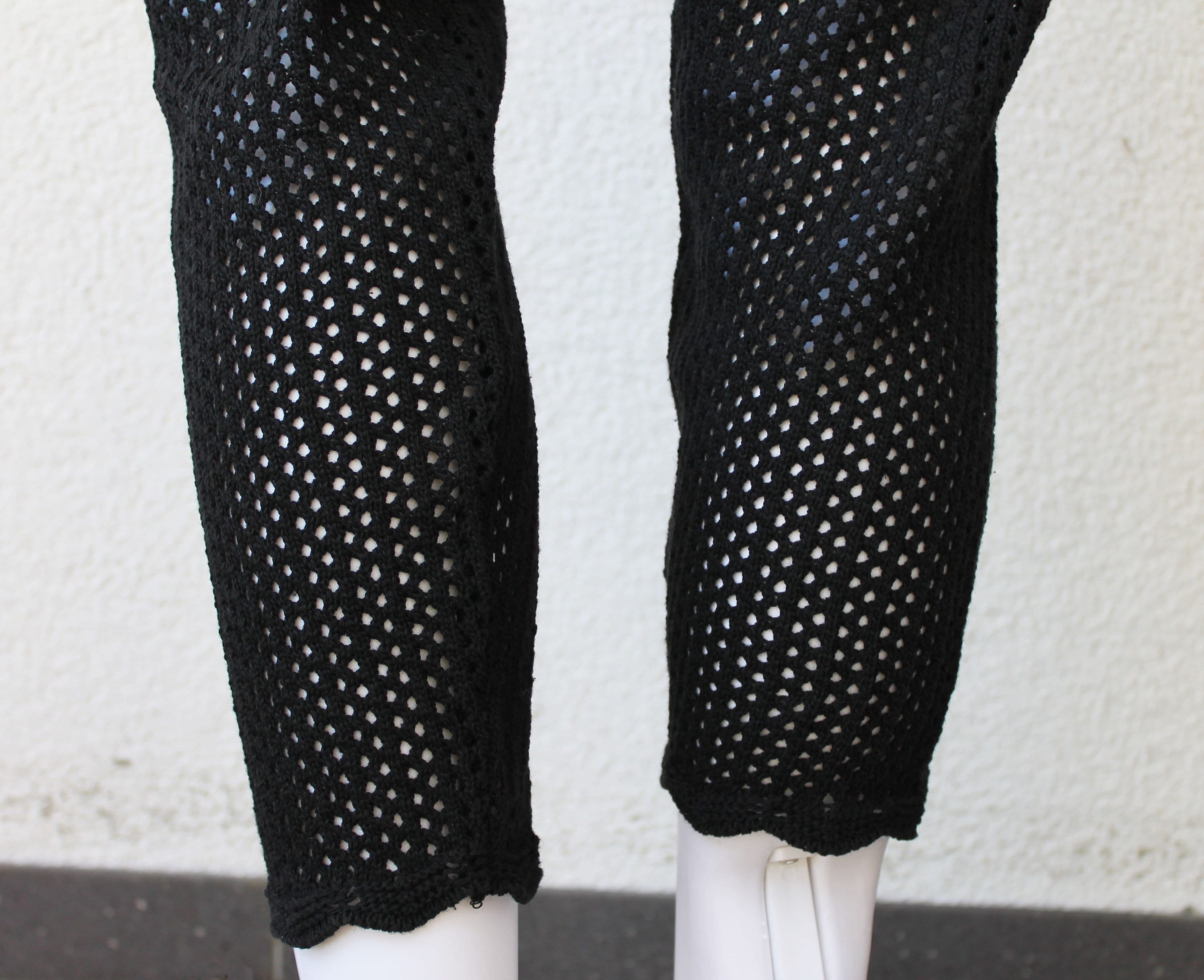 thick wool black tights