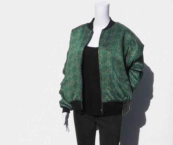 Vintage reversible Bomber Jacket / 80er Wendejack… - image 6