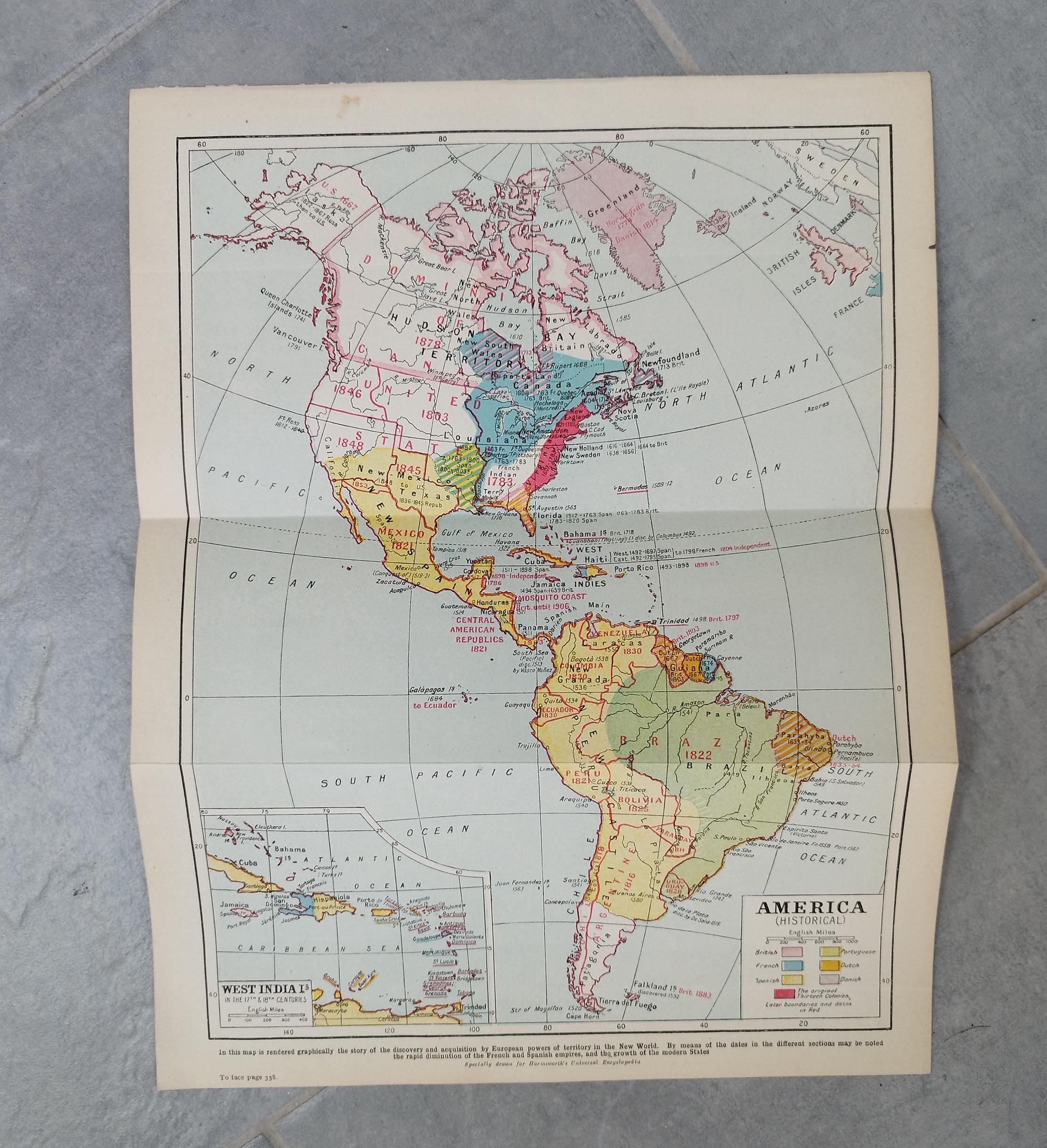 洋書 The united states in old maps and prints Old Map of America, America Map, USA Map, Map of USA, Map of