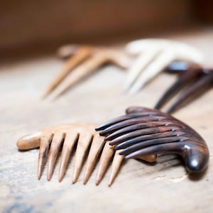 The Kamboja Hair Comb | Handmade Wooden Hair Accessories & Combs