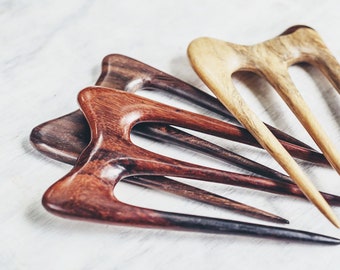 The Barrette Hair Fork | Handmade Wooden Hair Accessories
