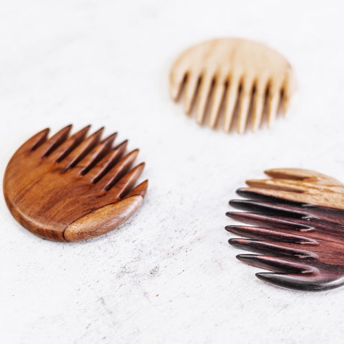 The Lotus Hair Comb | Handmade Wooden Hair Comb