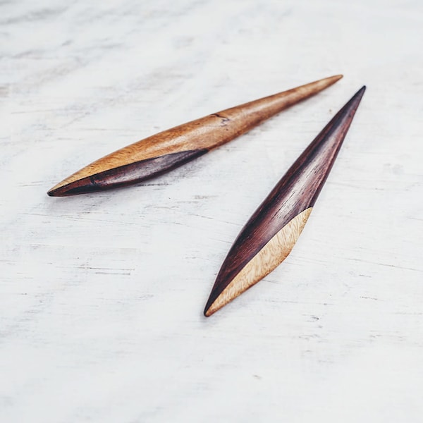 The Mini Palm Hair Sticks | Handmade Wooden Hair Accessories