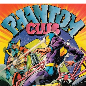 BOB WAKELIN - Illustrazione di Bob Wakelin - Grafica di gioco retrò di Bob Wakelin - Poster digitale in formato A3 del Phantom Club