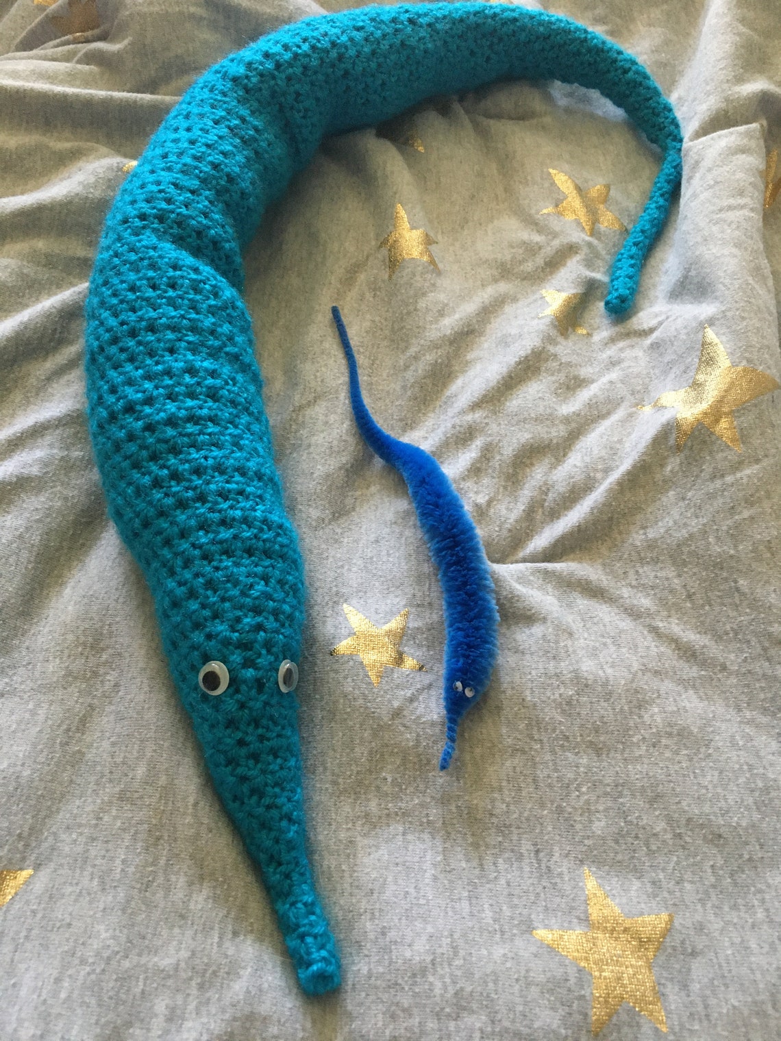 Worm On A String Crochet Pattern Etsy