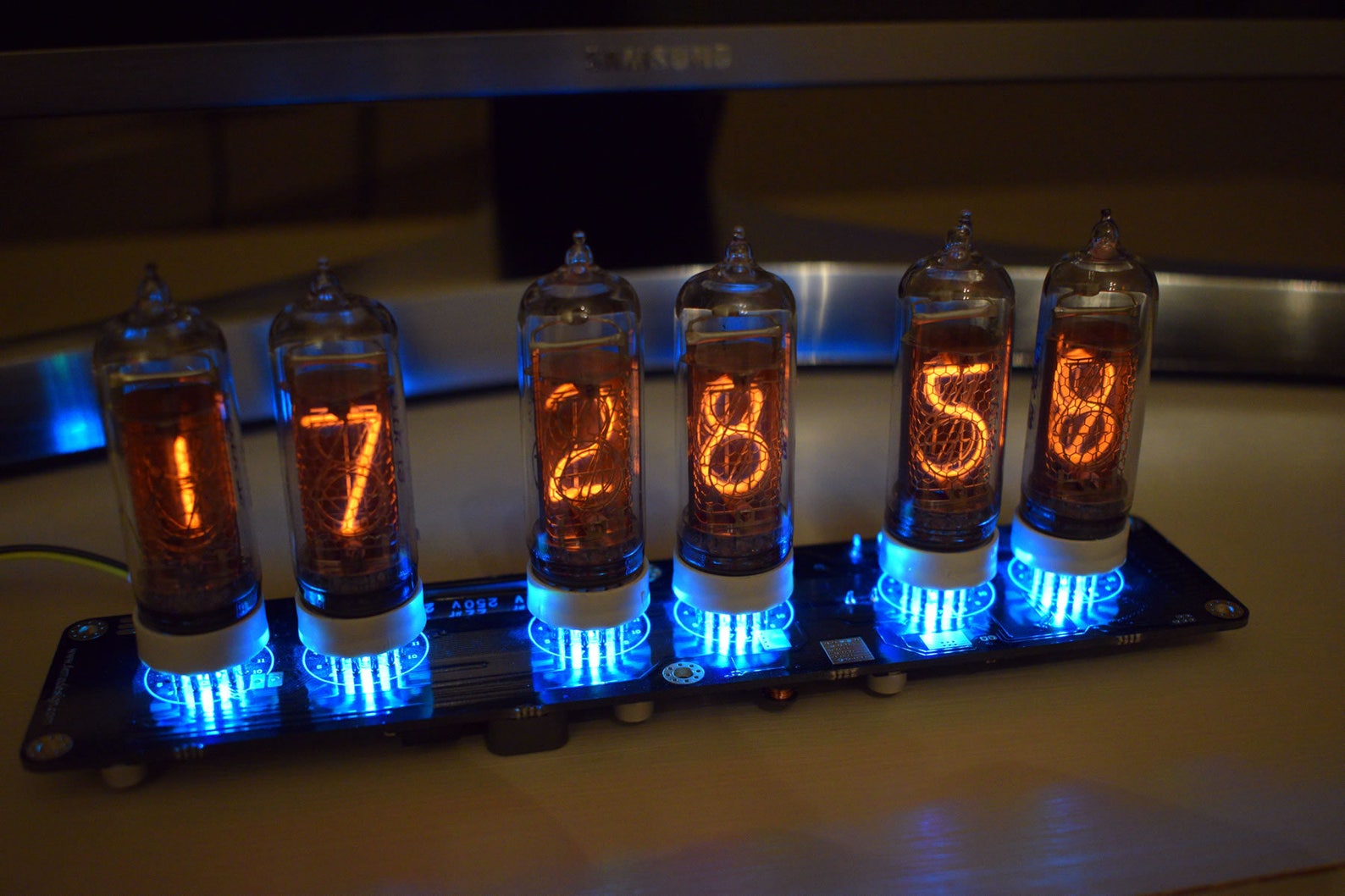 IN14 Nixie Clock Fully Assembled Etsy