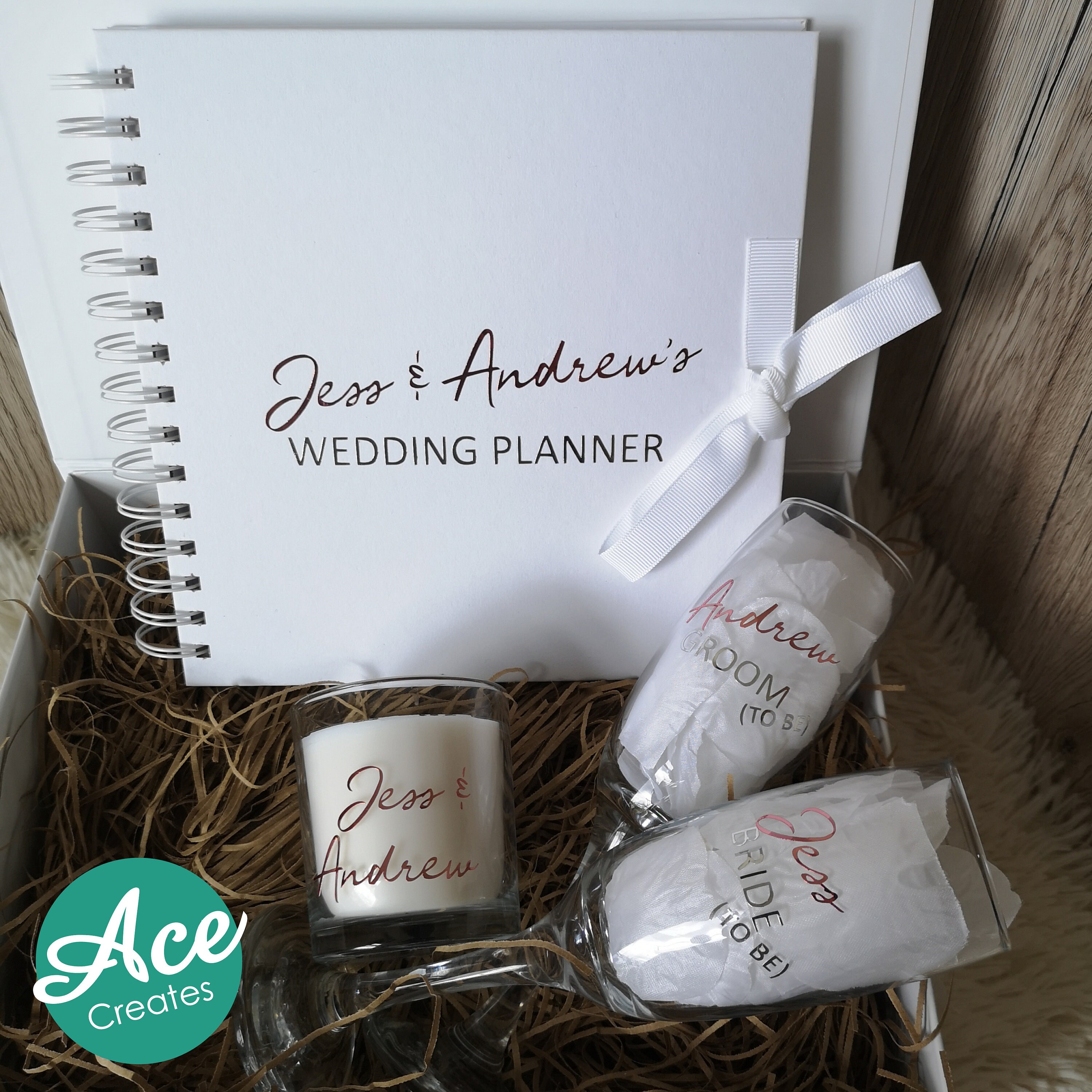 Engagement Gift Wedding Planner Husband and Wife to be Etsy