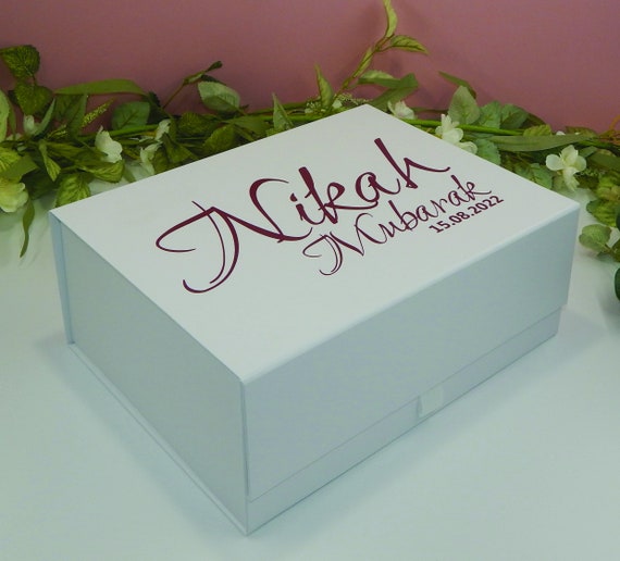 Nikah Mubarak Hamper box, Wedding day gifts