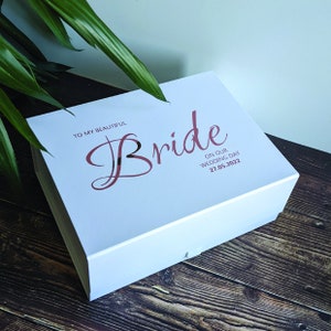 Bride Hamper box, Gift for the Bride box, Groom to Bride Gift box
