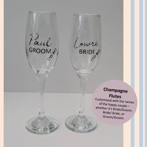 Engagement Gift Box – Personalised Champagne Glasses, Chocolates, Wedding Planner & Scented Candle. Comes with Gift box and/or Gift Bag. image 12