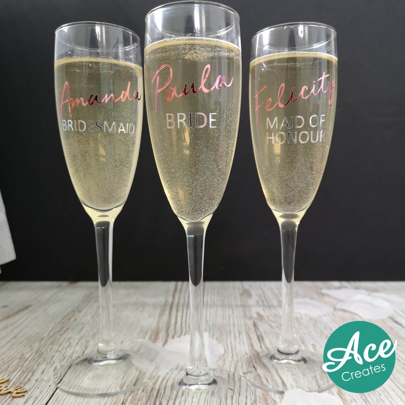 Flûtes à champagne de mariage personnalisées verres de Etsy France