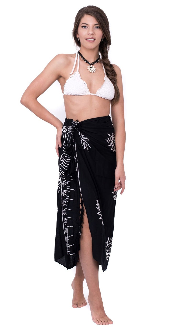 SARONG Pareo Wickelrock Lunghi Dhoti Tuch Bild 2