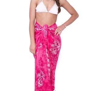 SARONG Pareo Wickelrock Lunghi Dhoti Tuch Bild 1