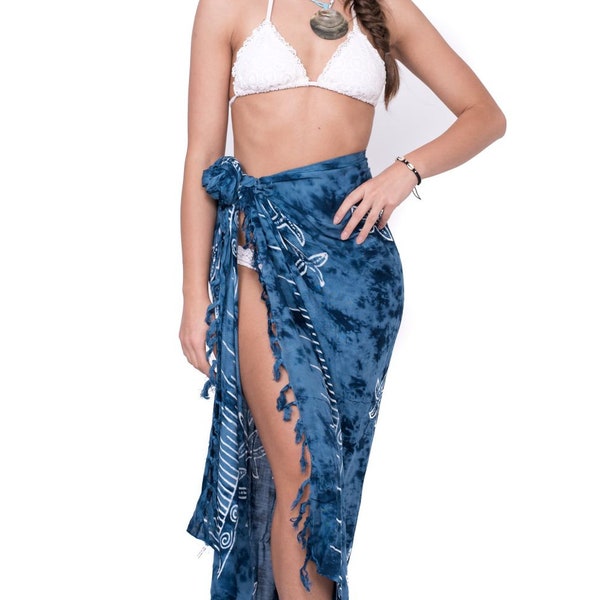SARONG Pareo Wickelrock Lunghi Dhoti Tuch