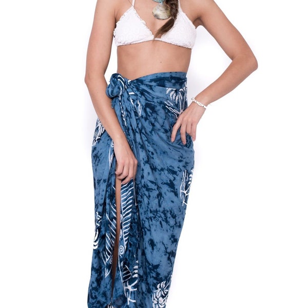 SARONG Pareo Wickelrock Lunghi Dhoti Tissu