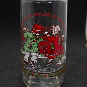 Holly Hobbie Christmas Glass