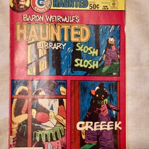 Baron Weirwulf.s Haunted Librry  comic book