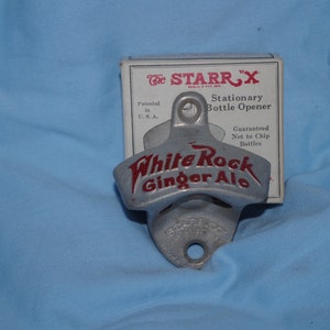 Vintage White Rock Bottle Opener By StarrX