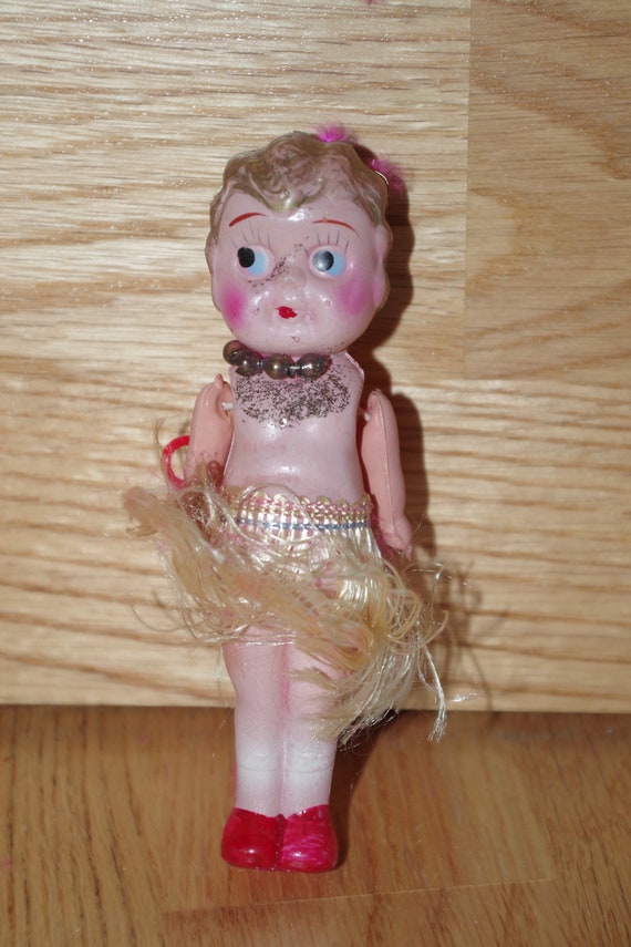 2 Vintage Carnival Prize Doll Toys