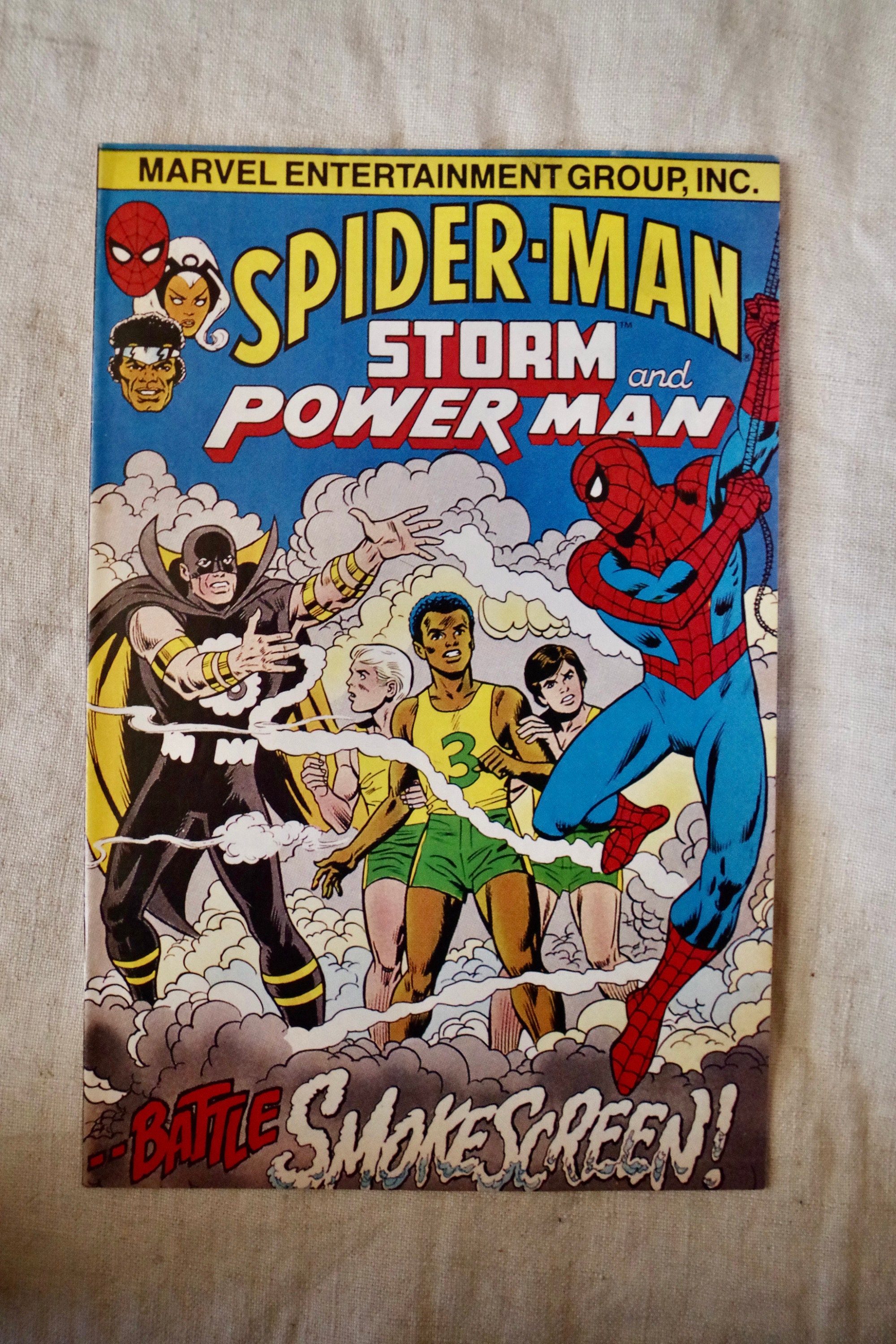 Spider man storm and powerman