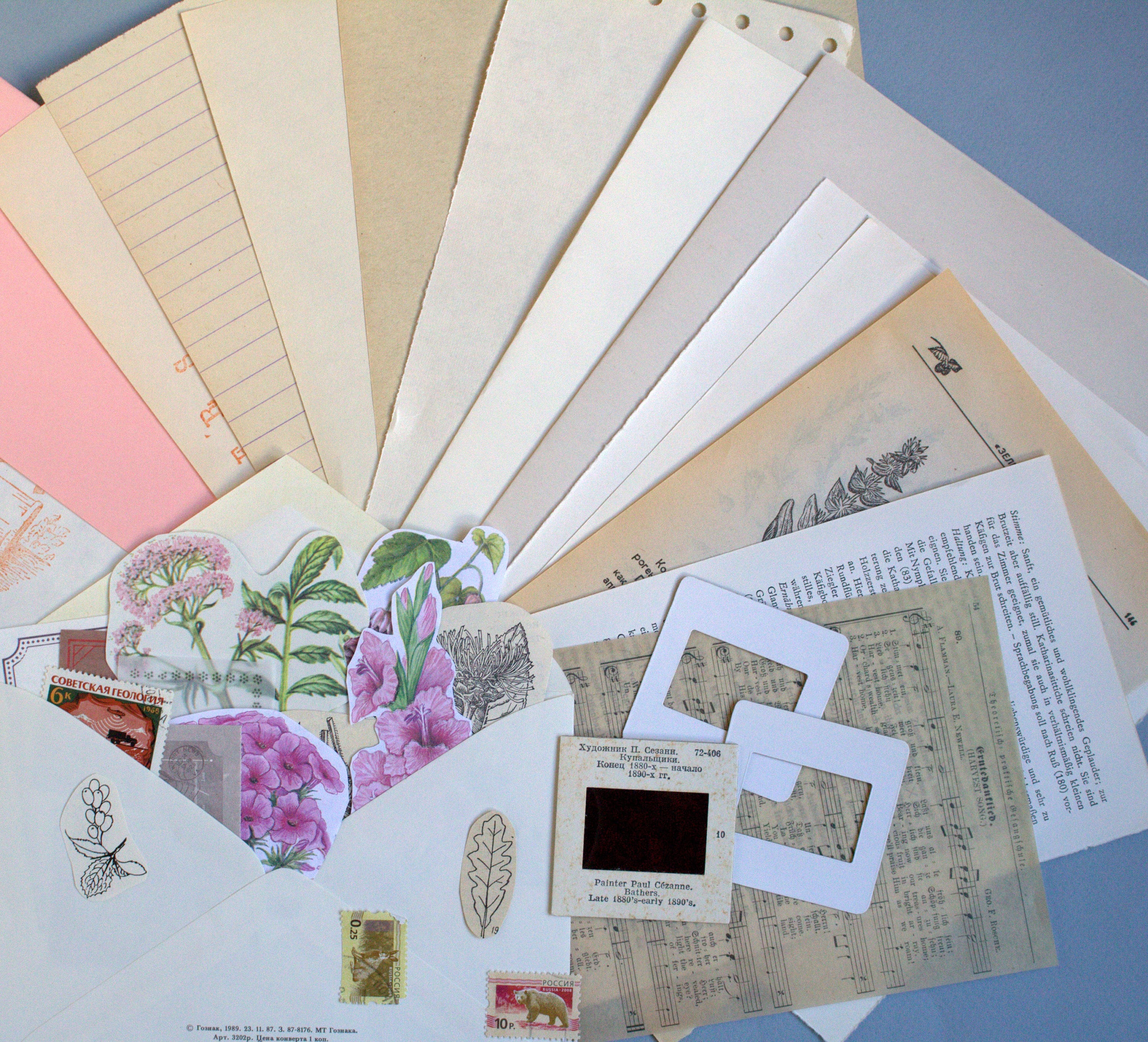 Vintage penpal kit Aesthetic stationery set 50 pcs Letter Etsy