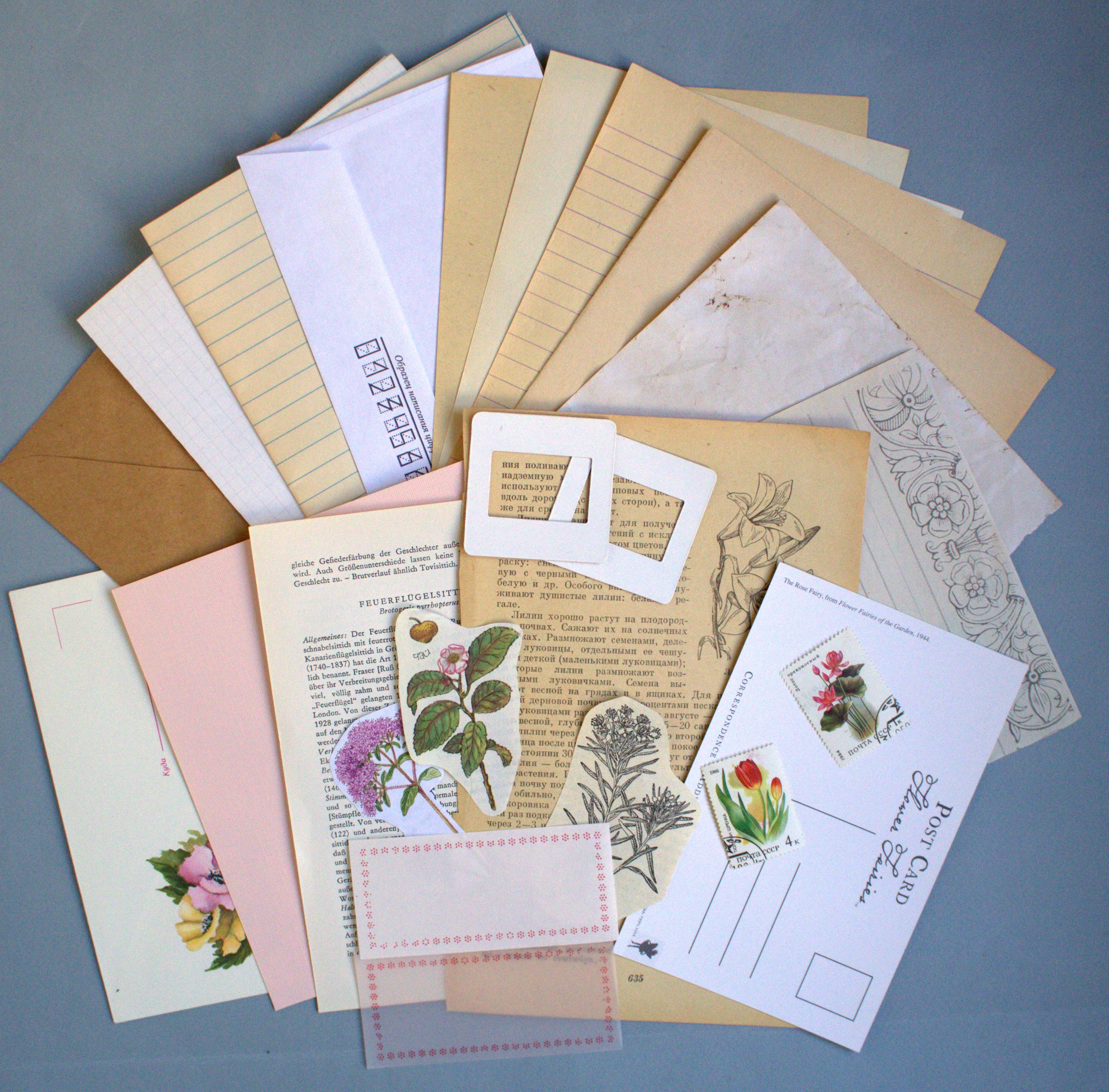 Penpal kit vintage Cottagecore letter writing stationary set Etsy