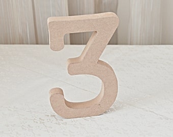 wooden numbers etsy