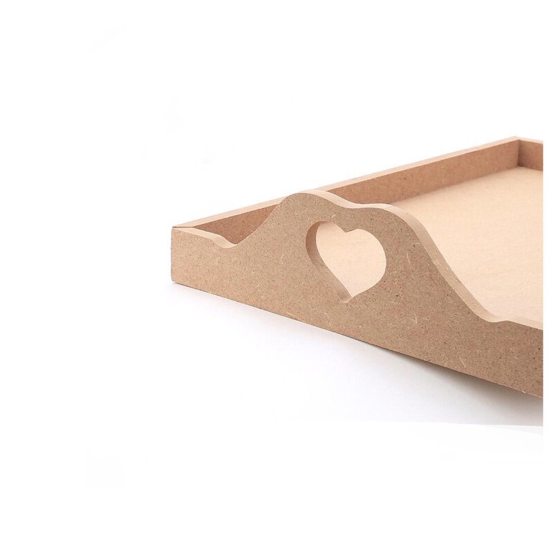 Unfinished wood serving tray wooden tray with handles Etsy