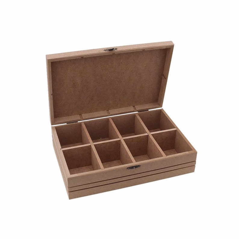 wooden jewelry box Unfinished wooden tea box tea box organizer tea box wood wood tea box jewelry box tea box storage wooden tea box