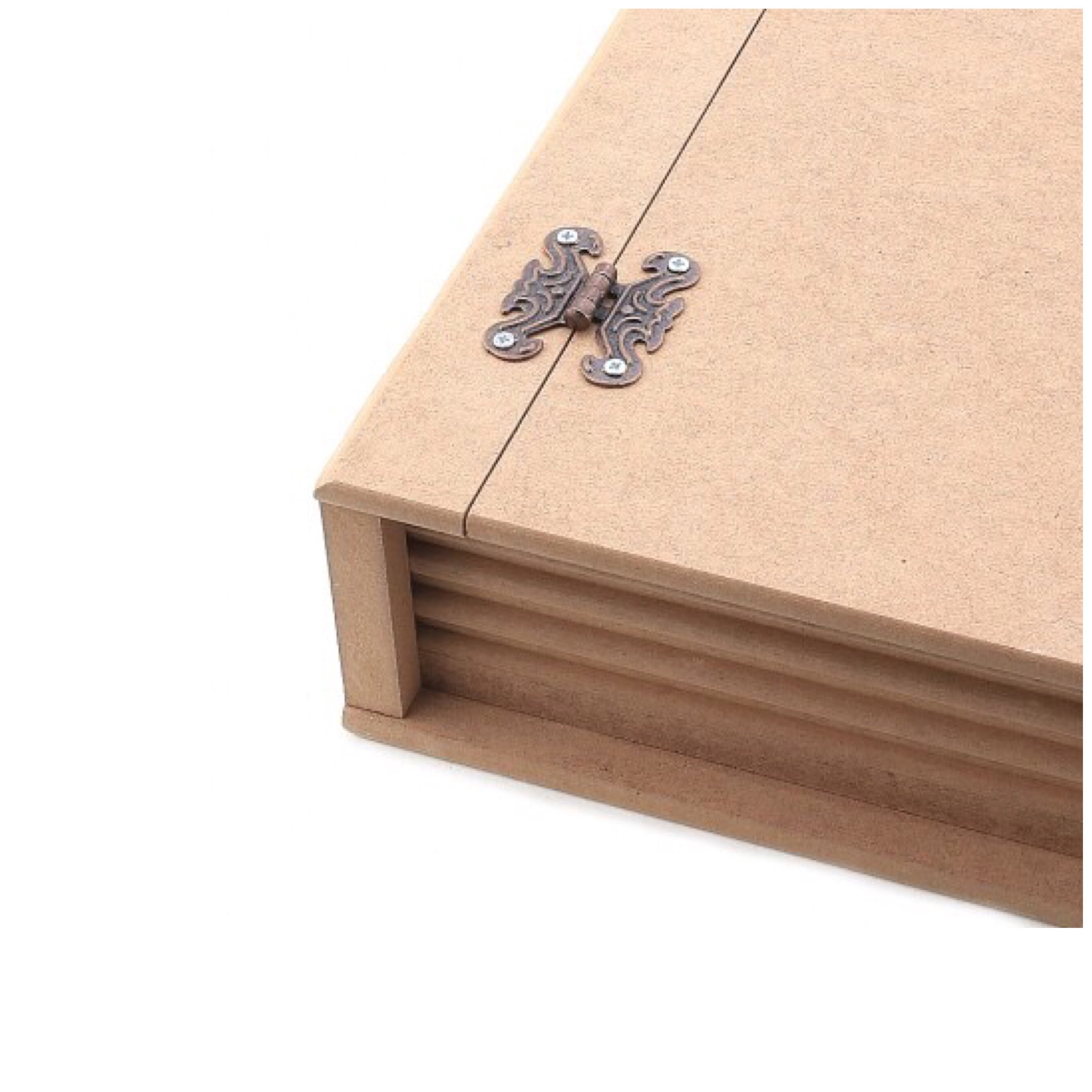 Unfinished wood book box wooden book box unfinished book Etsy