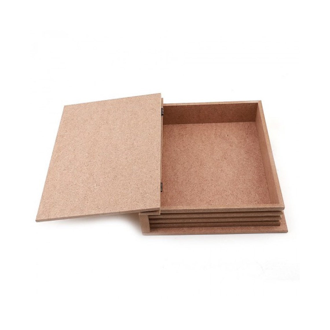 Unfinished wood book box wooden book box unfinished book Etsy