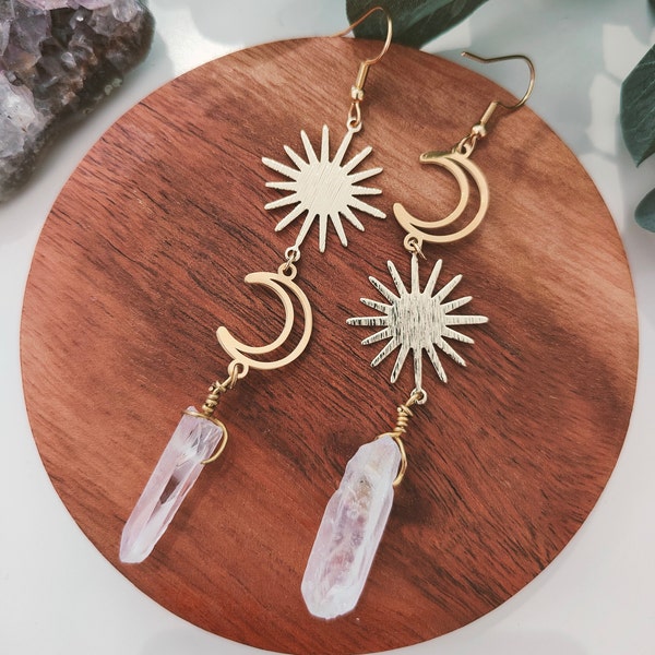 Goddess Melissae Cresent Earring