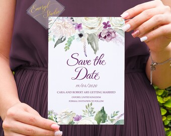 etsy save the date up theme