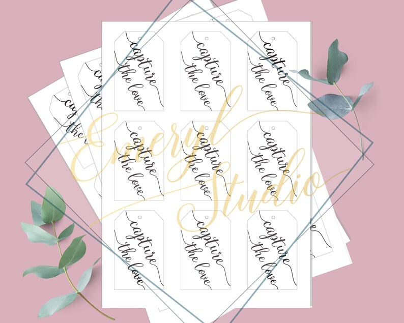 Calligraphy Gift Tag Wedding Camera Sign PDF Wedding Camera Tags Wedding Camera Tag Printable Disposable Camera Tags Camera Gift Tag